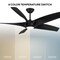 Modern Forms Fans Zephyr Indoor or Outdoor Smart Ceiling Fan 2700-3000-4000-5000K LED in Matte Black FR-W2401-62L-MB - alternate 10